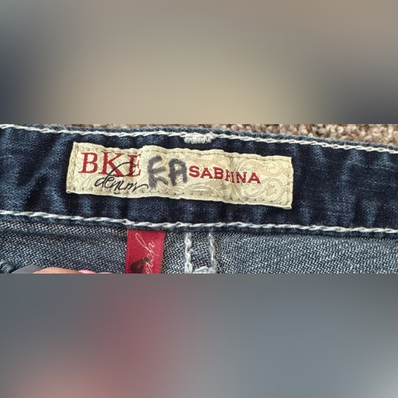 BKE Women's Boot Cut Jeans - Dark Blue - Picture 4 of 5